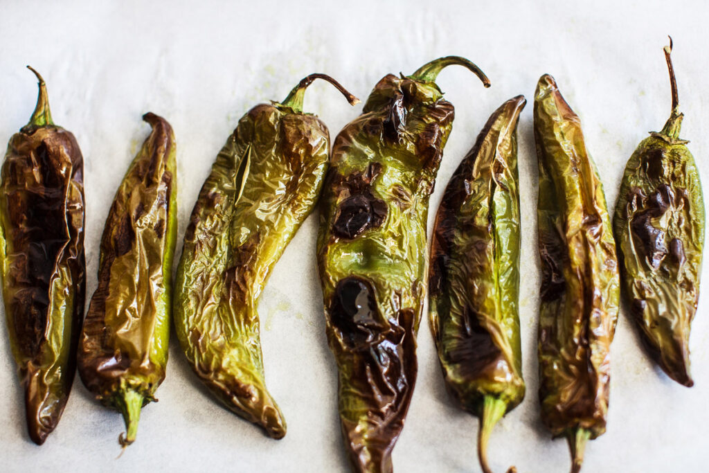 Roast Green Chiles at Home